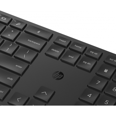 HP 655 - Keyboard and mouse set - wireless - 2.4 GHz - QWERTY - English - black - for HP 34; Elite Mobile Thin Client mt645 G7; ZBook Firefly 14 G9; ZBook Fury 16 G9 - 2