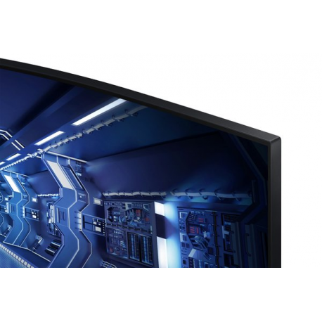 Samsung Odyssey G5 C34G55TWWP - G55T Series - LED monitor - gaming - curved - 34" - 3440 x 1440 UWQHD @ 165 Hz - VA - 250 cd / m² - 2500:1 - HDR10 - 1 ms - HDMI, DisplayPort - black - 6