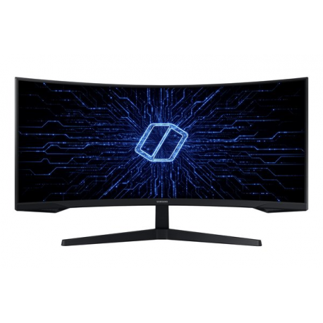Samsung Odyssey G5 C34G55TWWP - G55T Series - LED monitor - gaming - curved - 34" - 3440 x 1440 UWQHD @ 165 Hz - VA - 250 cd / m² - 2500:1 - HDR10 - 1 ms - HDMI, DisplayPort - black - 7