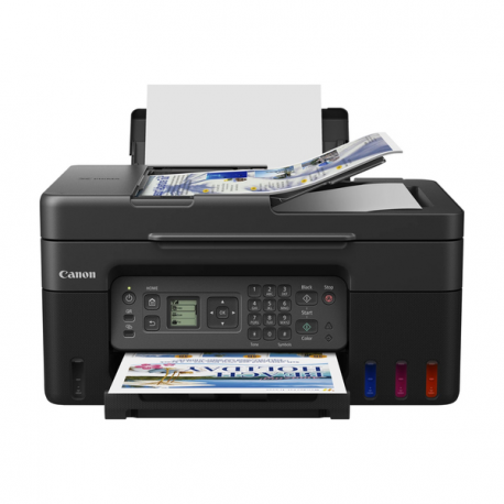 Canon PIXMA G4570 MegaTank - Multifunction printer - colour - ink-jet - refillable - A4 (210 x 297 mm), Legal (216 x 356 mm) (original) - A4 / Legal (media) - up to 11 ipm (printing) - 100 sheets - 33.6 Kbps - USB 2.0, Wi-Fi(ac) - 1