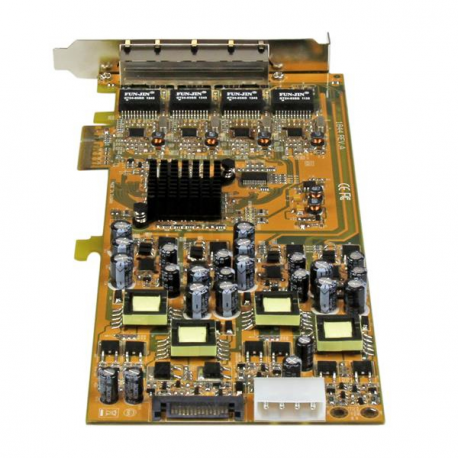 StarTech.com 4 Port Gigabit PoE (Power over Ethernet) Card - PCIe Network Card - PoE / PoE+ Up to 25W Per Port - PCIe NIC - Gigabit Ethernet Card (ST4000PEXPSE) - Network adapter - PCIe x4 - Gigabit Ethernet x 4 - 4