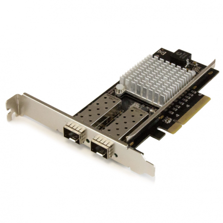 2-PORT 10G FIBER NIC-OPEN SFP (StarTech.com 2 Port 10G LWL Netzwerkkarte mit offenem SFP - PCIe, Intel Chip - 2-fach Glasfaser E - 0
