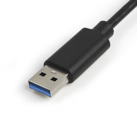 StarTech.com USB 3.0 to Fiber Optic Converter, Compact USB to Open SFP Adapter, USB to Gigabit Network Adapter, USB 3.0 Fiber Adapter Multi Mode(MMF) / Single Mode Fiber (SMF) Compatible - USB Ethernet adapter (US1GA30SFP) - Network adapter - USB 3.0 - 1000Base-LX / 1000Base-SX x 1 - black - 1