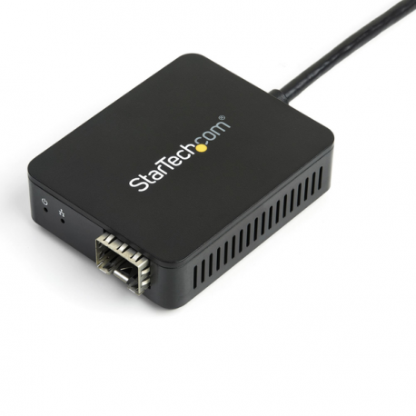 StarTech.com USB 3.0 to Fiber Optic Converter, Compact USB to Open SFP Adapter, USB to Gigabit Network Adapter, USB 3.0 Fiber Adapter Multi Mode(MMF) / Single Mode Fiber (SMF) Compatible - USB Ethernet adapter (US1GA30SFP) - Network adapter - USB 3.0 - 1000Base-LX / 1000Base-SX x 1 - black - 3