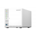QNAP TS-364 - NAS server - 3 bays - SATA 6Gb / s - RAID 5 - RAM 8 GB - 2.5 Gigabit Ethernet - iSCSI support
