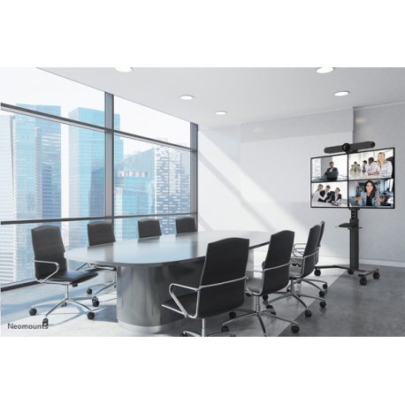 Neomounts by Newstar Select - Cart - for flat panel - black - screen size: 37"-75" - 18