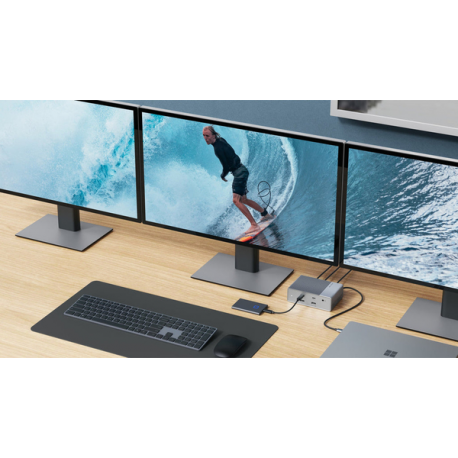 HyperDrive GEN2 - Docking station - USB-C - 2 x HDMI, 2 x DP - GigE - Europe - 5