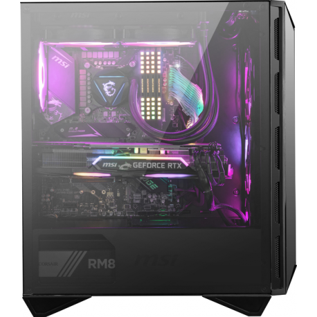MSI MPG GUNGNIR 110R - Tower - ATX - windowed side panel (tempered glass) - no power supply (ATX) - USB/Audio - 4