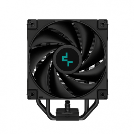 Deepcool AK400 ZERO DARK PLUS - Processor cooler - (for: LGA1155, LGA1150, LGA1151, AM4, LGA1200, LGA1700, AM5) - 120 mm - black - 2