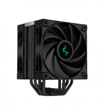 Deepcool AK400 ZERO DARK PLUS - Processor cooler - (for: LGA1155, LGA1150, LGA1151, AM4, LGA1200, LGA1700, AM5) - 120 mm - black - 6