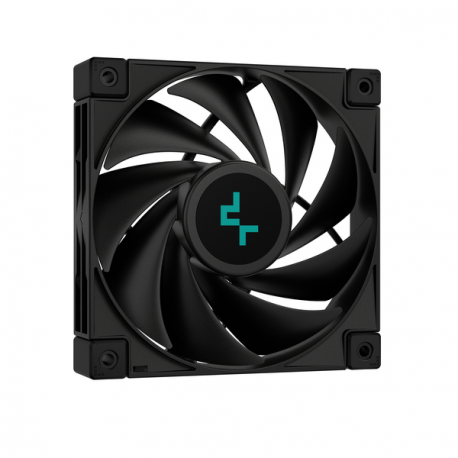 Deepcool AK400 ZERO DARK PLUS - Processor cooler - (for: LGA1155, LGA1150, LGA1151, AM4, LGA1200, LGA1700, AM5) - 120 mm - black - 9