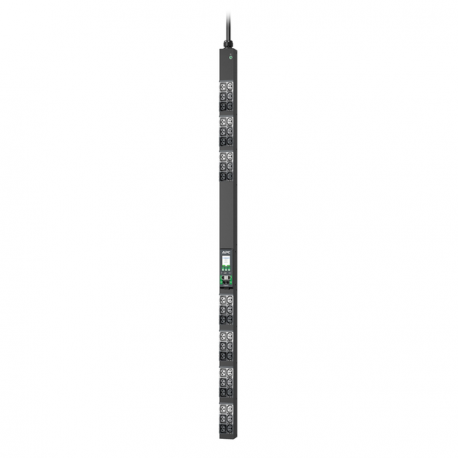 APC NetShelter Rack PDU Advanced - Power distribution unit (rack-mountable) - metered - AC 400/415 V - 11.5 kW - 11500 VA - 3-phase - Ethernet 10/100, Ethernet 10/100/1000 - input: IEC 60309 520P6 - output connectors: 42 (21 x IEC 60320 C13/C15, 21 x IEC 60320 C13/C15/C19/C21) - 0U - 1.8 m cord - black - 0