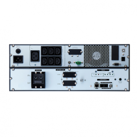 APC Easy UPS On-Line - UPS (rack-mountable) - AC 230 V - 2700 Watt - 3000 VA - Lithium Ion - RS-232, USB - output connectors: 7 - 4U - 19" - black with silver - for Modbus Card SRVSMB001 - 2