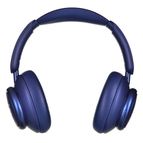 Soundcore Space Q45 - Headphones with mic - full size - Bluetooth - wireless, wired - active noise cancelling - 3.5 mm jack - blue - 1