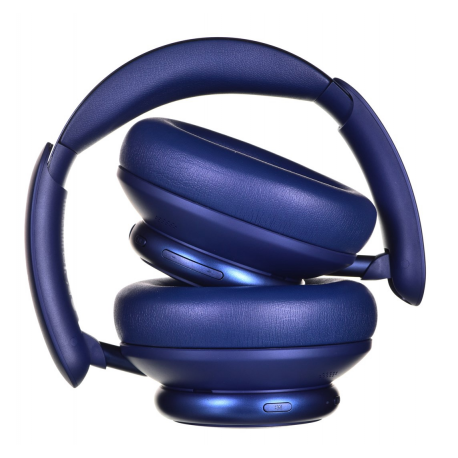 Soundcore Space Q45 - Headphones with mic - full size - Bluetooth - wireless, wired - active noise cancelling - 3.5 mm jack - blue - 5