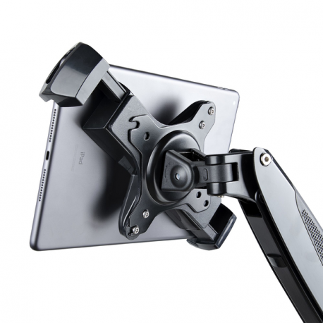 StarTech.com VESA Mount Adapter for Tablets 7.9 to 12.5in - Up to 2kg (4.4lb) - 75x75 / 100x100 VESA Patterns - Universal Anti-Theft Tablet VESA Mount Clamp - Secure Tablet Mount - Black - Mounting kit (tablet security holder, weighted plate) - for tablet - lockable - plastic, steel - black - screen size: 7.9" - 12.5" - arm mountable, stand mountable, VESA bracket mounting - for Apple 11-inch iPad Pro (1st generation, 2nd generation, 3rd generation) - 3
