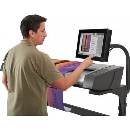 HP HD Pro 2 - Roll scanner - CCD - Roll (111.8 cm) - 1200 dpi x 1200 dpi - USB 3.0, Gigabit LAN - 12