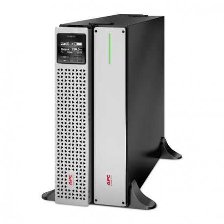 APC Smart-UPS On-Line SRTL2200RM4UXLI - UPS (rack-mountable) (high density) - AC 220 / 230 V - 1980 Watt - 2200 VA - Lithium Ion - output connectors: 8 - 4U - 1.83 m cord - black with silver front bezel - 6
