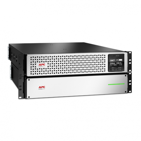 APC Smart-UPS On-Line SRTL2200RM4UXLI - UPS (rack-mountable) (high density) - AC 220 / 230 V - 1980 Watt - 2200 VA - Lithium Ion - output connectors: 8 - 4U - 1.83 m cord - black with silver front bezel - 10