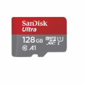 SanDisk Ultra - Flash memory card (microSDXC to SD adapter included) - 128 GB - A1  /  UHS-I U1  /  Class10 - microSDXC UHS-I