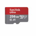 SanDisk Ultra - Flash memory card (microSDXC to SD adapter included) - 256 GB - A1 / UHS Class 1 / Class10 - microSDXC UHS-I