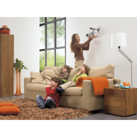 Vogel's EPW 6565 - Mounting kit (wall mount, mounting adapter) - for projector - silver, anthracite - wall-mountable - 8