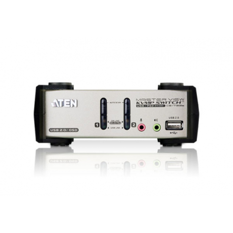 ATEN MasterView CS1732B KVMP Switch - KVM  /  audio  /  USB switch - 2 x KVM  /  audio  /  USB - 1 local user - desktop - 1