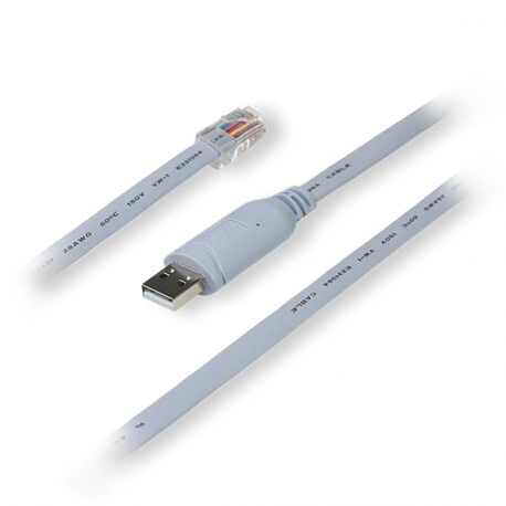 Teltonika Console cable - Serial RS-232 cable - USB (M) to RJ-45 (M) - 1.8 m - USB 2.0 - for Teltonika RUTXR1 - 0