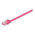 MicroConnect - Network cable - RJ-45 (M) to RJ-45 (M) - 5 m - 6 mm - UTP - CAT 6 - halogen-free, round, stranded - pink