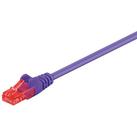 MicroConnect - Network cable - RJ-45 (M) to RJ-45 (M) - 10 m - UTP - CAT 6 - purple - 0