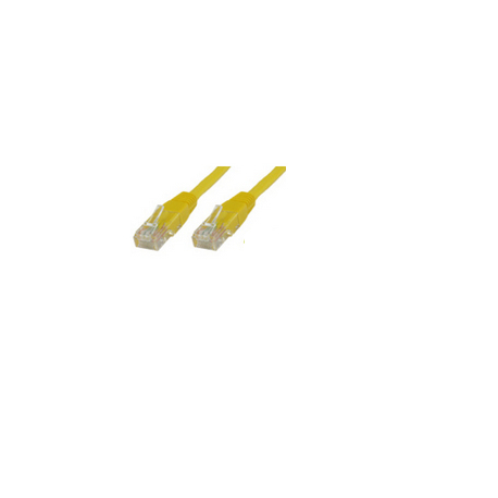 MicroConnect - Network cable - RJ-45 (M) to RJ-45 (M) - 15 m - UTP - CAT 6 - yellow - 1