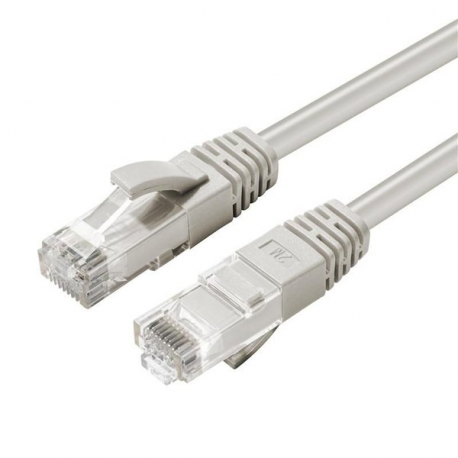 MicroConnect - Network cable - RJ-45 (M) to RJ-45 (M) - 50 m - UTP - CAT 6 - halogen-free - grey - 0