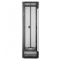 HPE 600mm x 1200mm Enterprise Air Duct Rack - Rack - black frame, black with silver extrusion - 47U - for P / N: BW942A, BW945A, BW946A, BW947A