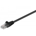MicroConnect - Network cable - RJ-45 (M) to RJ-45 (M) - 5 m - UTP - CAT 5e - black
