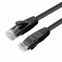 MicroConnect - Network cable - RJ-45 (M) to RJ-45 (M) - 30 cm - UTP - CAT 6 - halogen-free, stranded - black