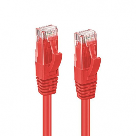 MicroConnect - Network cable - RJ-45 (M) to RJ-45 (M) - 1.5 m - UTP - CAT 6 - halogen-free, stranded - red - 1