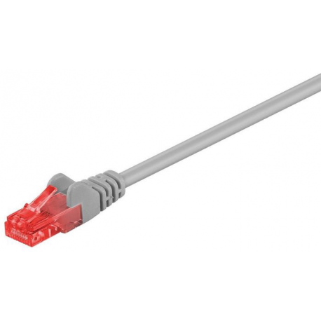 MicroConnect - Network cable - RJ-45 (M) to RJ-45 (M) - 3 m - UTP - CAT 6 - halogen-free - grey - 21