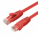 MicroConnect - Network cable - RJ-45 (M) to RJ-45 (M) - 3 m - UTP - CAT 6 - halogen-free - red
