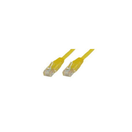MicroConnect - Network cable - RJ-45 (M) to RJ-45 (M) - 1 m - UTP - CAT 5e - yellow - 1