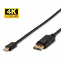 MicroConnect - DisplayPort cable - Mini DisplayPort (M) to DisplayPort (M) - 2 m - 4K support - black