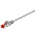 MicroConnect - Network cable - RJ-45 (M) to RJ-45 (M) - 3 m - screened shielded twisted pair (SSTP) - CAT 6 - halogen-free, stranded - grey