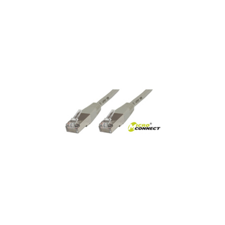 MicroConnect - Network cable - RJ-45 (M) to RJ-45 (M) - 3 m - screened shielded twisted pair (SSTP) - CAT 6 - halogen-free, stranded - grey - 1