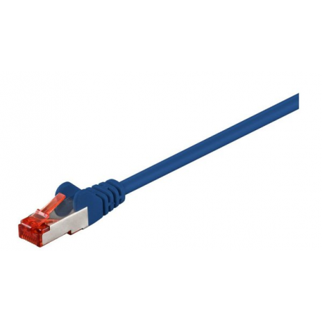 MicroConnect - Network cable - RJ-45 (M) to RJ-45 (M) - 3 m - screened shielded twisted pair (SSTP) - CAT 6 - halogen-free, stranded - blue - 0