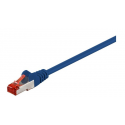 MicroConnect - Network cable - RJ-45 (M) to RJ-45 (M) - 3 m - screened shielded twisted pair (SSTP) - CAT 6 - halogen-free, stranded - blue
