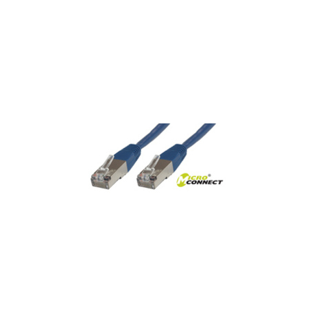 MicroConnect - Network cable - RJ-45 (M) to RJ-45 (M) - 3 m - screened shielded twisted pair (SSTP) - CAT 6 - halogen-free, stranded - blue - 1