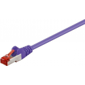 MicroConnect - Network cable - RJ-45 (M) to RJ-45 (M) - 5 m - 6 mm - SFTP - CAT 6 - halogen-free, round, stranded - purple