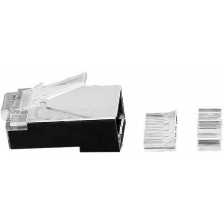 MicroConnect Modular Plug - Network connector - RJ-45 (M) - shielded (pack of 50) - 0