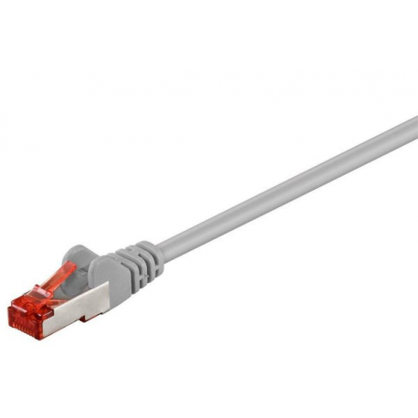 MicroConnect - Network cable - RJ-45 (M) to RJ-45 (M) - 25 cm - screened shielded twisted pair (SSTP) - CAT 6 - halogen-free - grey - 0