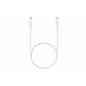 Samsung EP-DA705 - USB cable - 24 pin USB-C (M) to 24 pin USB-C (M) - USB 2.0 - 3 A - 1 m - white