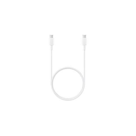 Samsung EP-DA705 - USB cable - 24 pin USB-C (M) to 24 pin USB-C (M) - USB 2.0 - 3 A - 1 m - white - 6